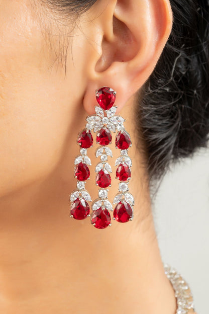 Necklace Set | Drape of Diamante