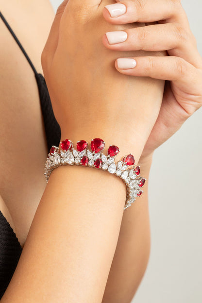 Necklace Set | Drape of Diamante