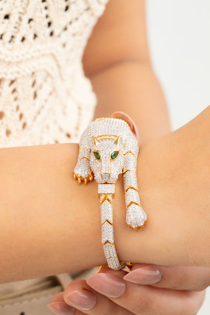 Bracelet | Feline Majesty Diamante Bracelet