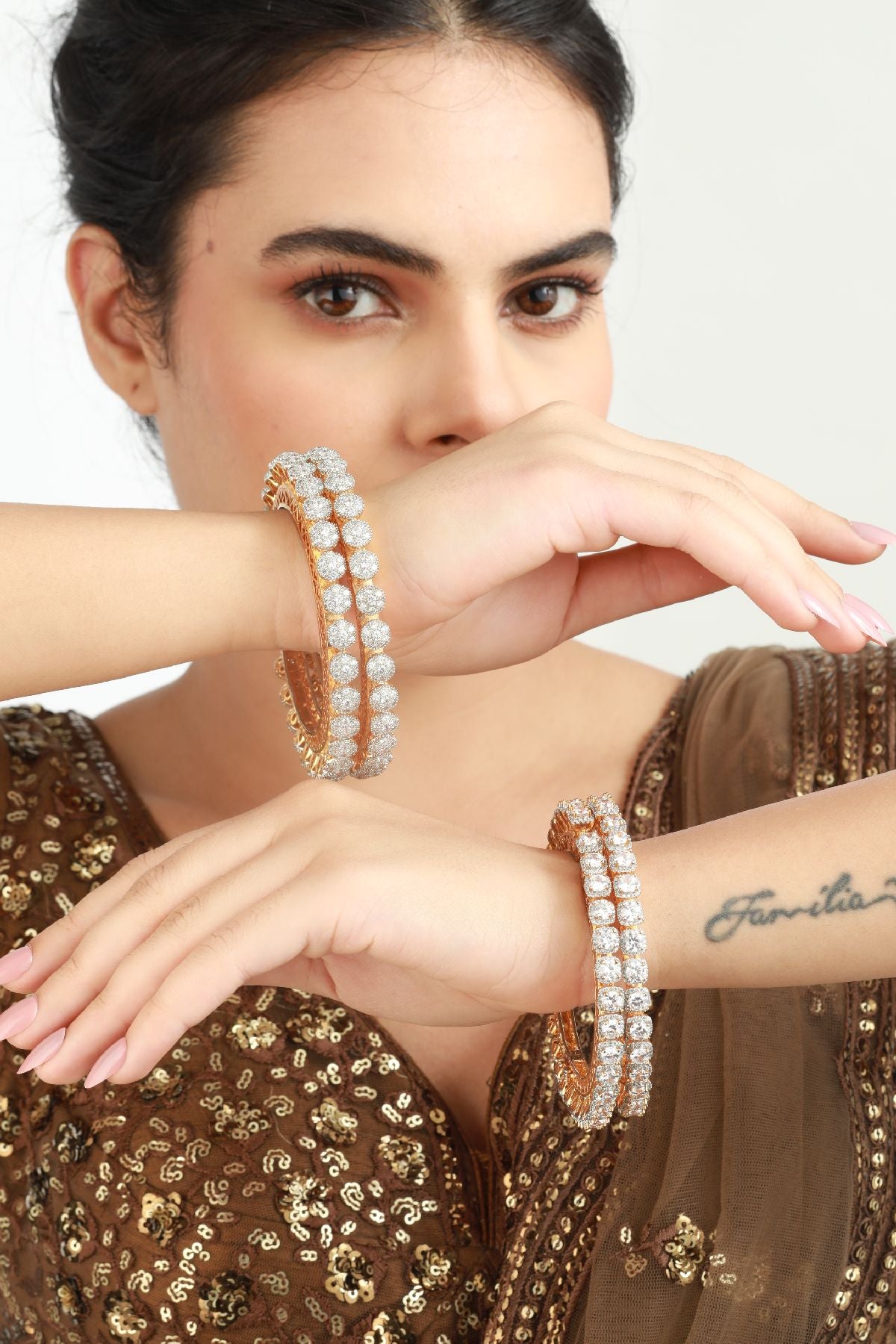 Bangles | Diamante Fusion Openable Bangles