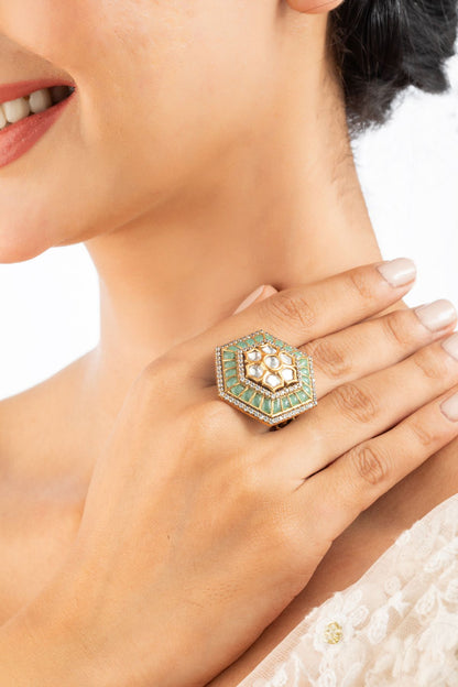 Ring | Woodland Glow Polki