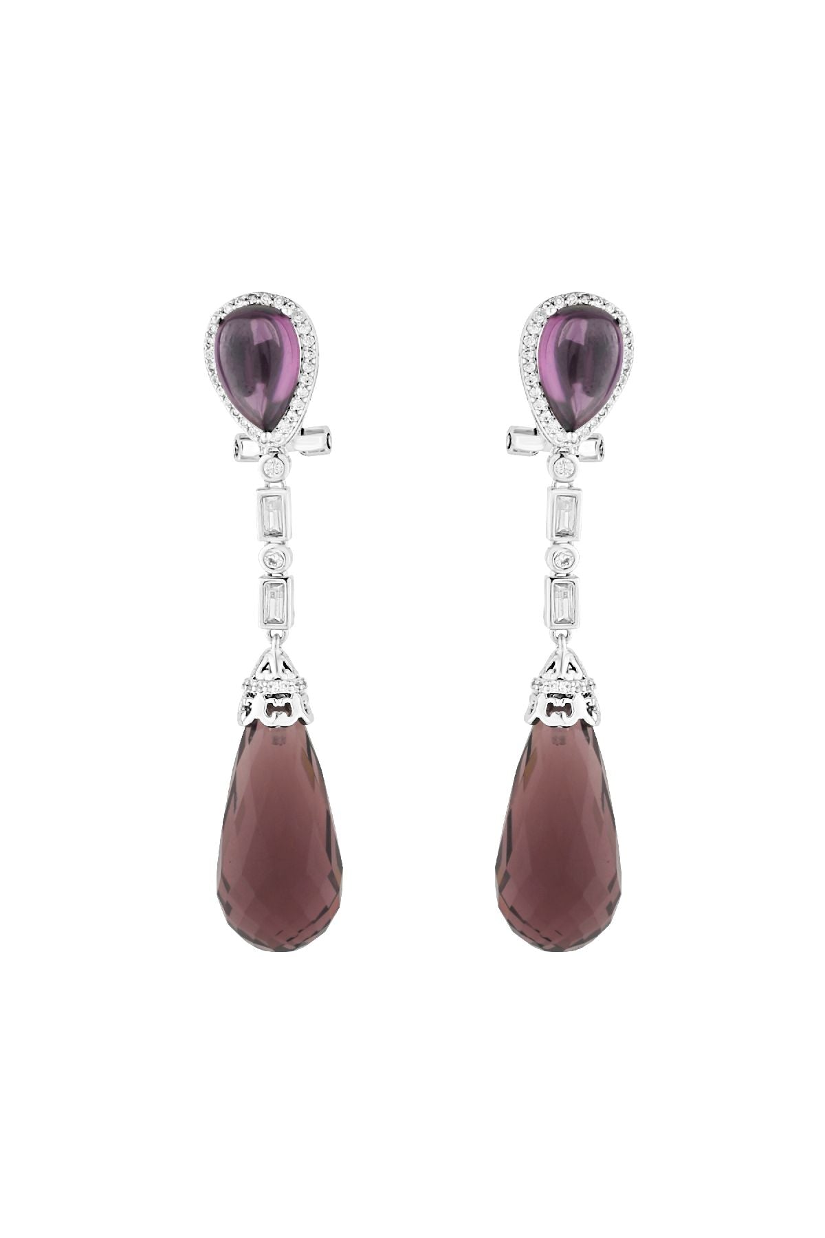 Earrings | Regal Amethyst Drops