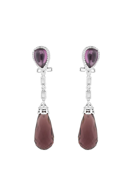 Earrings | Regal Amethyst Drops
