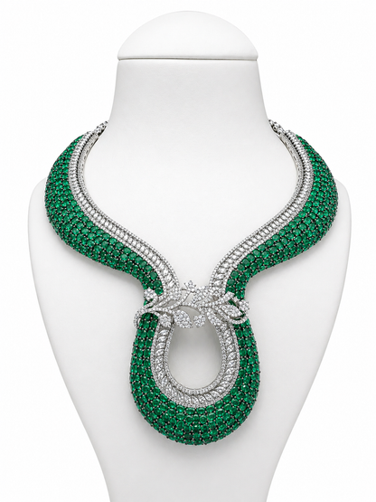 Necklace Set | Emerald Royale Cascade Set