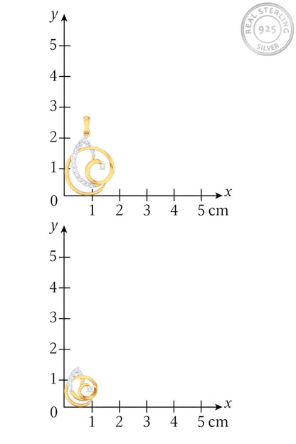 Pendant Set | Twilight Wave Set | Sterling Silver