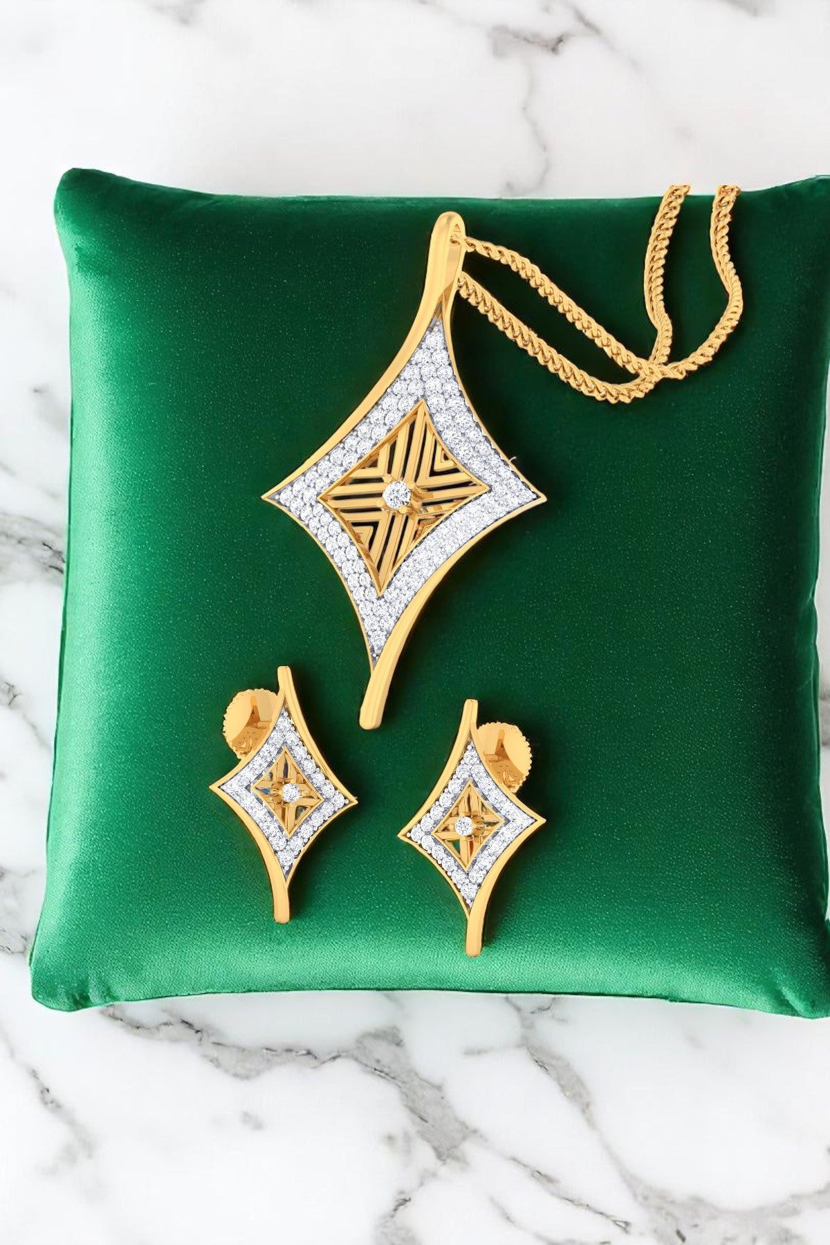 Pendant Set | Nova Frame Set | Sterling Silver