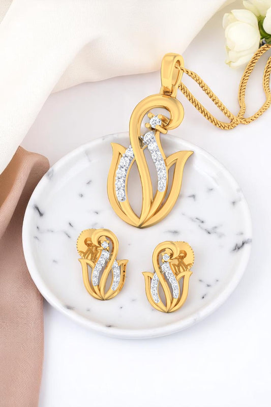 Pendant Set | Tulyn Twist Set | Sterling Silver