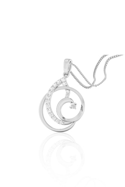 Pendant Set | Twilight Wave Set | Sterling Silver