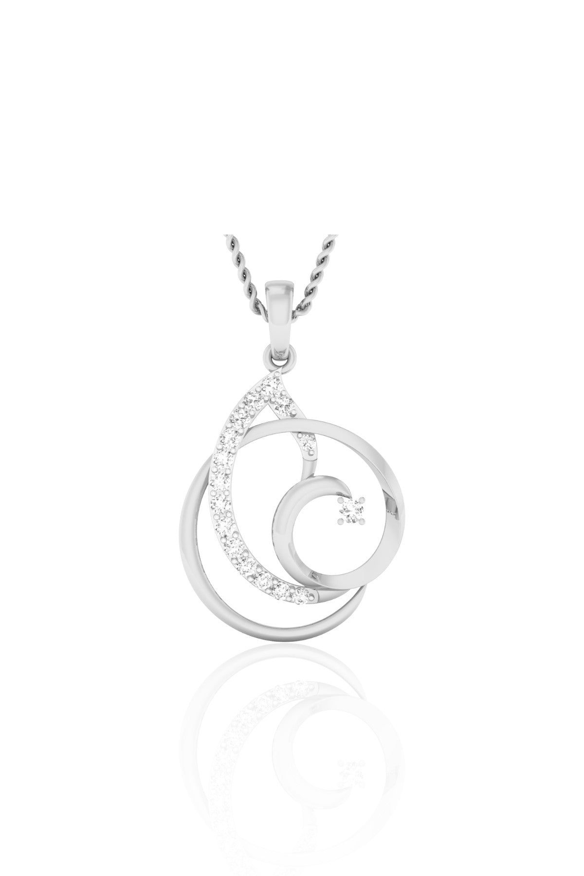 Pendant Set | Twilight Wave Set | Sterling Silver