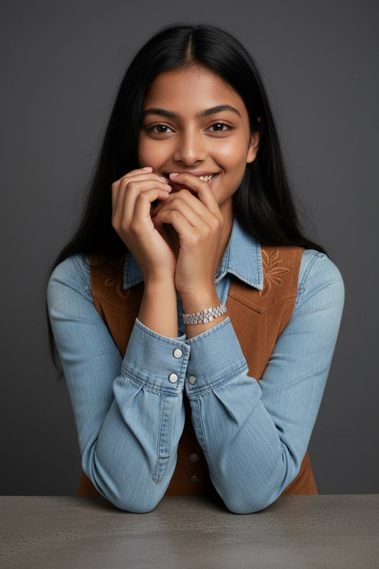 Bracelet | Crystal Cascade Tennis Bracelet