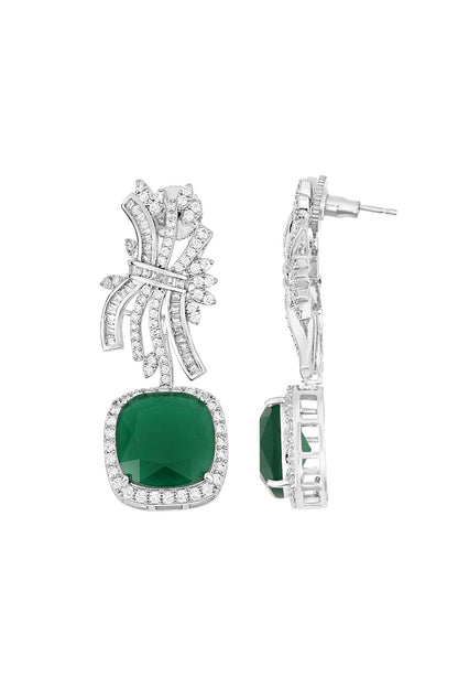 Necklace Set | Ethereal Emerald and Diamante Set