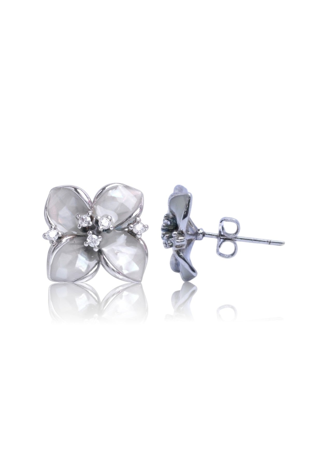 Earrings | Pearlescent Bloom Studs