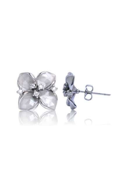 Earrings | Pearlescent Bloom Studs