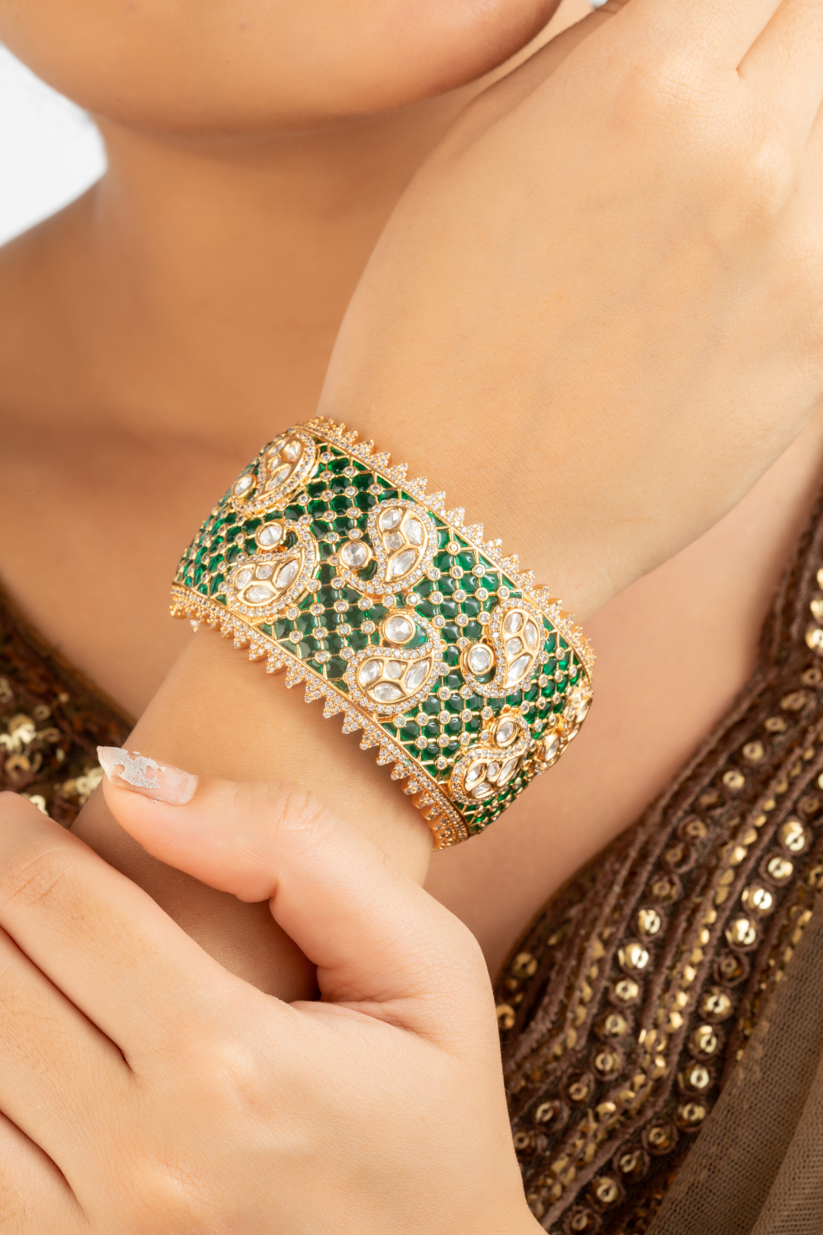 Emerald Enchant Adjustable Bracelet