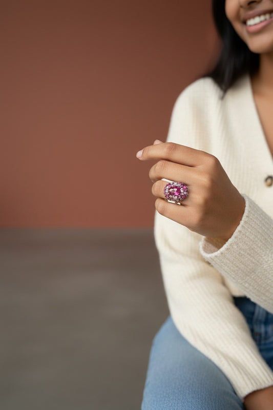 Ring | Rosé Bloom Statement Ring