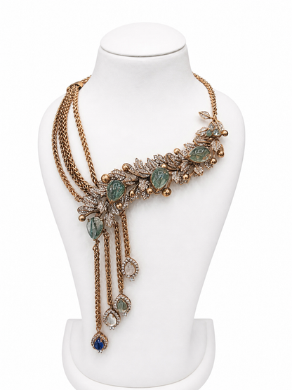 Verdant Drape Luxe Necklace