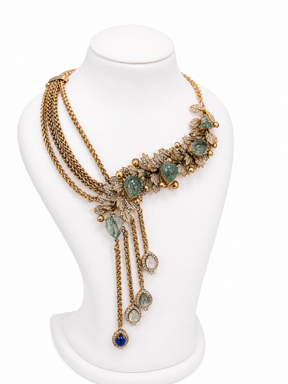Verdant Drape Luxe Necklace