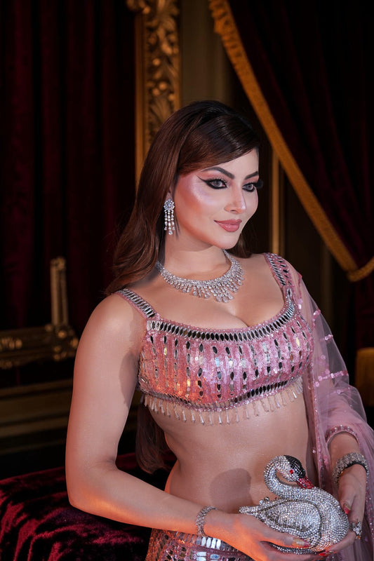 Necklace Set | Cascading Brilliance Diamante Set